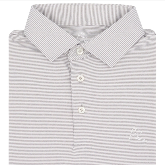 Rhoback Other - Rhoback The Whaler Heather Stripe Men's Lonf Sleeve Performance Polo XL Golf